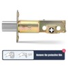 Adjustable Deadbolt Latch with 2-3/8'' or 2-3/4'' Backset Replacement Latch