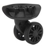 Alomejor Universal Luggage Suitcase Wheels Spare Parts Replacement Double Row