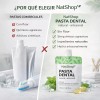 Set 3 Pastas Dental Menta Orgánica Sin Fluoruro 100g Natshop