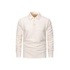 HOLCADA Men's Lapel Sweaters For Men Long Sleeve Knitted Button