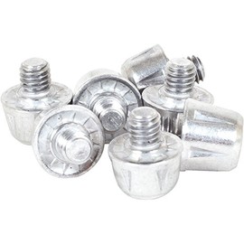 Gilbert Prolite Rugby Studs 10mm - 12 pack - Silver