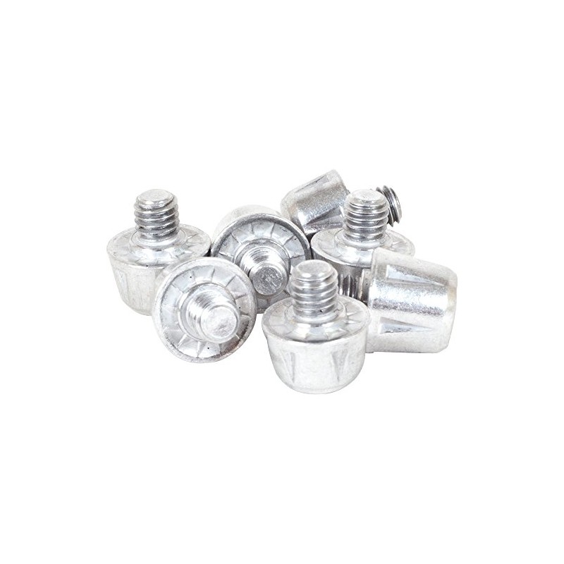 Gilbert Prolite Rugby Studs 10mm - 12 pack - Silver