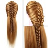 40% Real Human Hair Mannequin Head Hairdresser Training Head Cosmetology