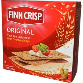 Finn Crisp, Thin Rye Crispbread, Original, 7 oz(Pack of 1)