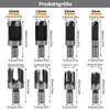 Wjelet 8-Piece Tenon Drill Set, 6 mm/10 mm/13 mm/16 mm