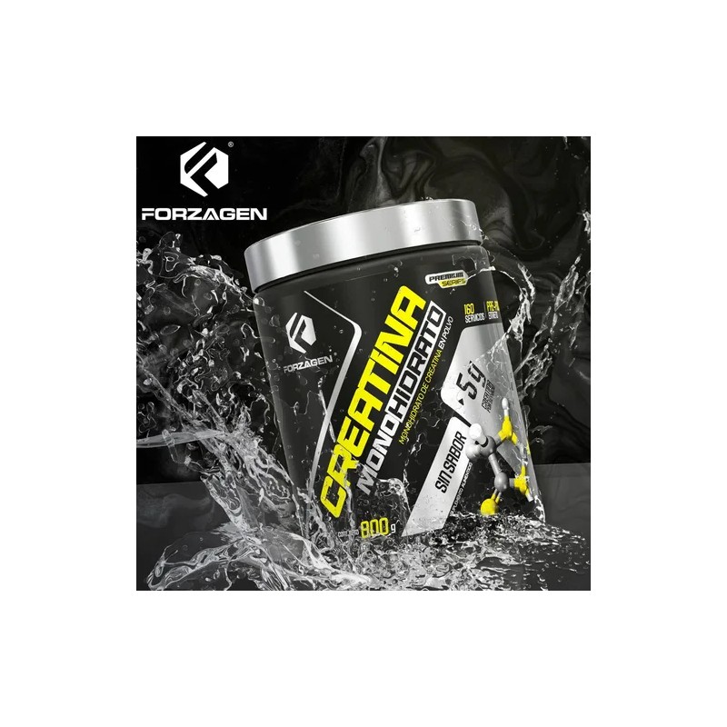 Forzagen Creatina Monohidrato 800g 160 Servicios Sabor Sin sabor