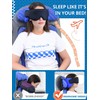 SARISUN Airplane Pillow, Travel Pillows for Airplanes with Sleep Eye