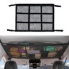 CCAIPU Car Ceiling Cargo Storage Net Pocket, Adjustable Double-Layer Mesh