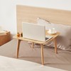 Square Tatami Table, Bamboo Coffee Table for Living Room Bedroom