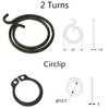 Universal Hardware 2 Turns Door Handle Kit Spring Replacement Lever