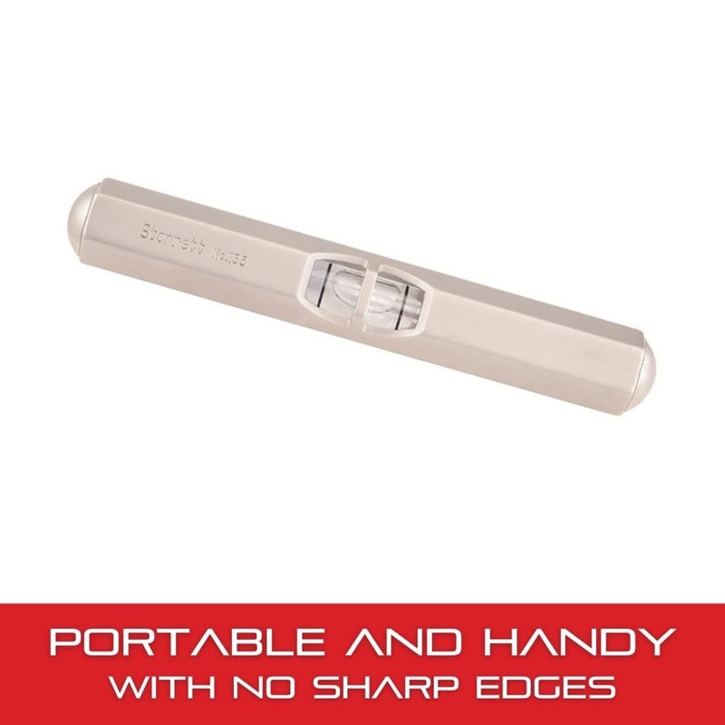 Starrett Pocket Level with Main Vial - Ideal for Machine