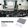 Projection Screen 120in 4K Wrinkle Free Foldable Clear Bright Fadeproof