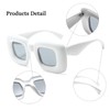 Long Keeper Trendy Square Sunglasses for Women Men Fashion Sunglasses