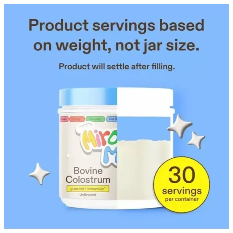 2pc Colostrum Supplement Gut Health Hair Growth Miracle Moo