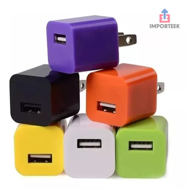 Importeek 5pz Cargador Adaptador Usb Portatil Pared Universal Celular