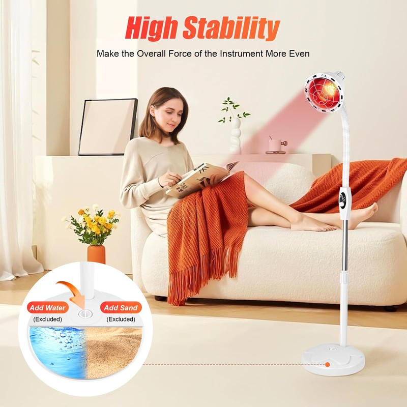 Kathring Infrared Light, 275W 50-60 Hz Near Red Light Heat