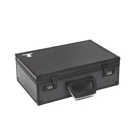 KakapopoTCG TC-A5 Black Lockable Storage Case with Sliding Divider Walls for TCG, Deck Box, Card Games, MTG, Magic, FaB, YGO, FaB, Dominion, Board Games