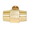 Joywayus Brass 1/4" NPT Female Thread Push Button Check Valve