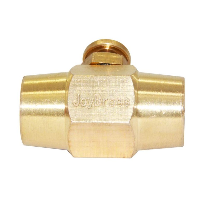 Joywayus Brass 1/4" NPT Female Thread Push Button Check Valve