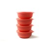Tupperware Aloha 1L Salmon (4) Serving Bowl Salad Bowl