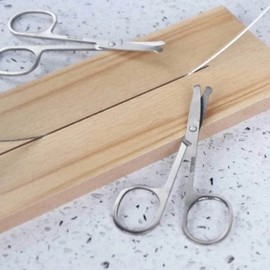 [SS62] Stainless steel ear hair remover, round nose hair ear hair remover / [에스에스62]스텐레스 귓털제거기 둥근 콧털 귓털제거기