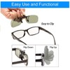 POLARS DESIGN 2 pack Clip On Flip Up Polarized Len