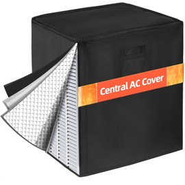 Winter Air Conditioner Covers for Outside Units, 32"W x 32"D x 36"H AC Cover with 3 Layers Insulation, Heavy Duty Air Conditioner Cover for Winter Insulation