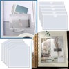 Junkin 10 Pcs Adhesive Pockets for Planners Index Card Pockets