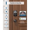 TEEHO TE002K Keyless Fingerprint Deadbolt Door Lock - Smart Lock