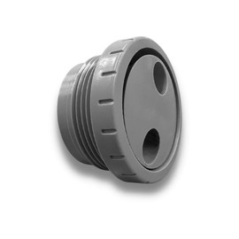 Discount Pool Mart DPM Heavy-Duty Pro Rotating Therapy Massage Inlet Jet for Spa | Made in USA | Inlet Rotating Fitting 1 1/2" MIP Thread for Inground Swimming Spa (6 Pack, Gray)