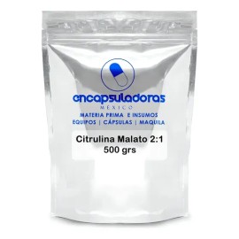 Citrulina Malato 2:1 en Polvo 500 g, Sin Gluten, Ultra Pura, Sabor Natural