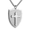 HZMAN Shield Armor of God Ephesians 6:16-17 Faith Cross Stainless