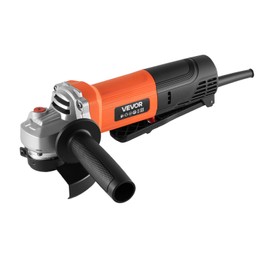 VEVOR Angle Grinder, 4-1/2" Electric Grinder Power Tool, 8Amps 12000RPM High-Speed Corded Angle Grinders with 230° Adjustable Dust Guard for Metal Grinding, Cutting, Rust Removal (Disc Not Included)