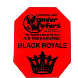 Wonder Wafers 25 CT Individually Wrapped Black Royale Air Fresheners