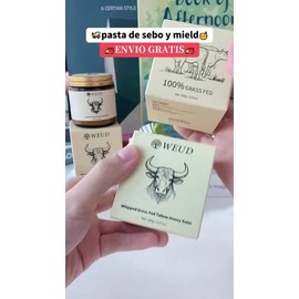 Weud Bálsamo Hidratante Sebo Res Orgánica Miel 100g