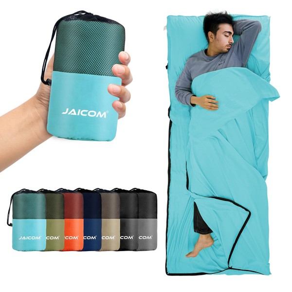 JAICOM Sleeping Bag Liner, Ultralight Travel Sheets, Soft & Portable