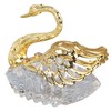 Swan Sugar Storage Jar European Modern Condiment Container Golden Seasoning