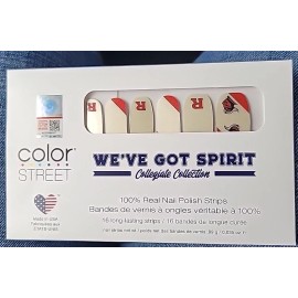 Color Street Collegiate Collection State Uni of New Jersey Rutgers, FREE SHIP