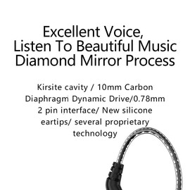 keephifi BLON Earbuds BLON BL03 Wired Earphones,10mm Carbon Diaphragm Dynamic Driver in Ear Monitors for Clear Sound,HiFi Bass Noise-Isolating Earbuds for Music Lover (Purple no Mic)