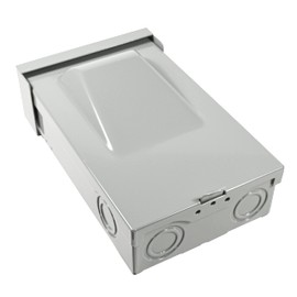 HQRP Non-Fusible A/C Disconnect Switch, Pull Out, Metal Box, 120/240VAC, 60-Amp, 1-Phase, 3-Wire, 2-Pole, Type 3R, Outdoor, UL Listed