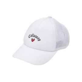 Callaway C24191206 Women's Mesh Cap (Ponytail Specification, Adjustable Sizing) / Hat Golf, 1030_white
