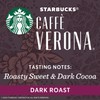 Starbucks Dark Roast K-Cup Coffee Pods — Caffè Verona for