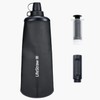 LifeStraw Peak Collapsible Squeeze Bottle 1L, Dark Grey