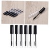 BIUDECO 6pcs Empty Eyelash Tube 10ml Diy Mascara Bottles Brush