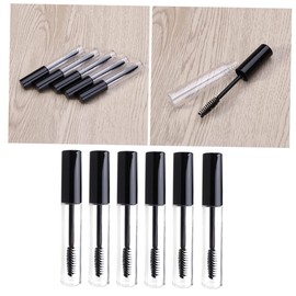 BIUDECO 6pcs Empty Eyelash Tube 10ml Diy Mascara Bottles Brush Plastic for Travel and Storage