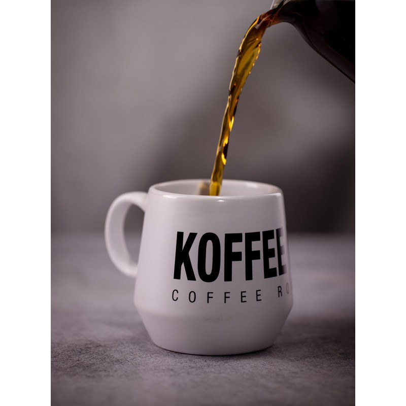 Koffee Kult Half Caff Coffee Whole Bean Dark Roast Half