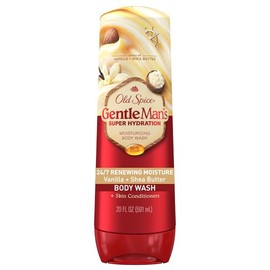 Old Spice Gel De Baño Gentleman'S Super Hydration Para Hombres, Humectación Renovadora Las, Suave Para La Piel, Aroma A Vainilla Y Manteca De Karité, 20 Fl Oz 20 Onzas Líquidas (Paquete De