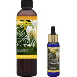 Honeysuckle 8oz and 2oz Fragrance Oil Set (Two Bottles, one with Dropper)
