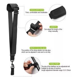 Unbranded Universal Adjustable Shoulder Strap Harness for Trimmer Blower Weedeater Black