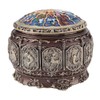 Vintage Music Box with 12 Constellations Rotating Goddess Twinkling LED